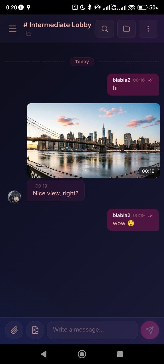 Fancy Mumble on Android